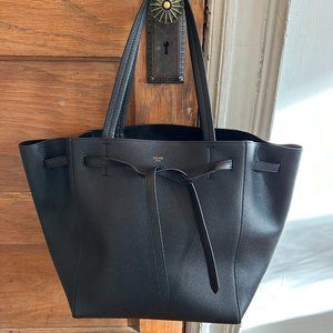 AUTHENTIC CELINE SMALL CABAS PHANTOM BAG IN SOFT GRAINED CALFSKIN